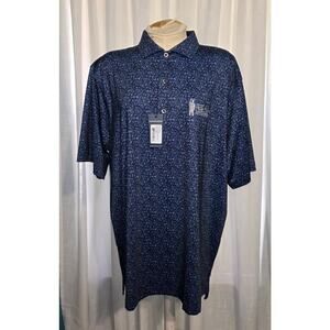 Fairway Greene Golf Polo Navy Seal Foundation Independence Day Men Size XL NWT
